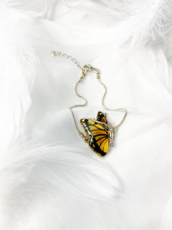 Bransoletka srebrna Queen Butterfly