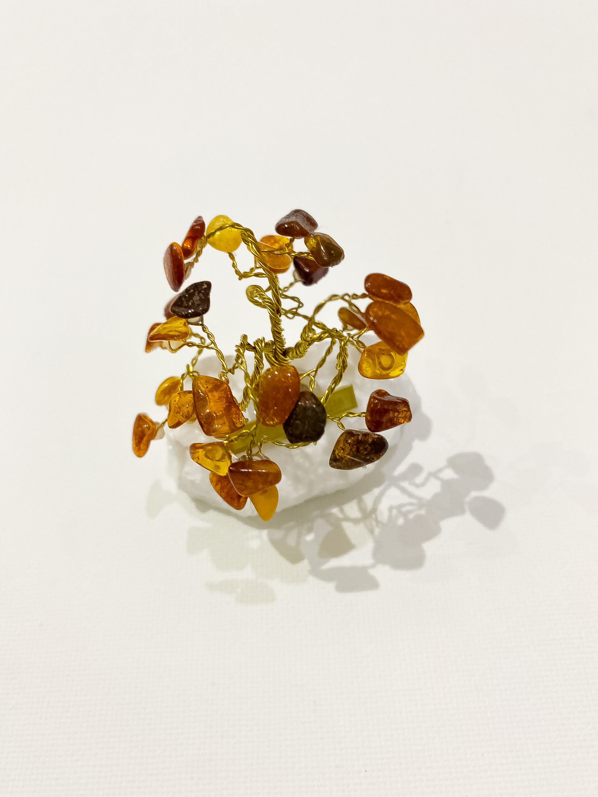 drzewko szczęścia z bursztynem