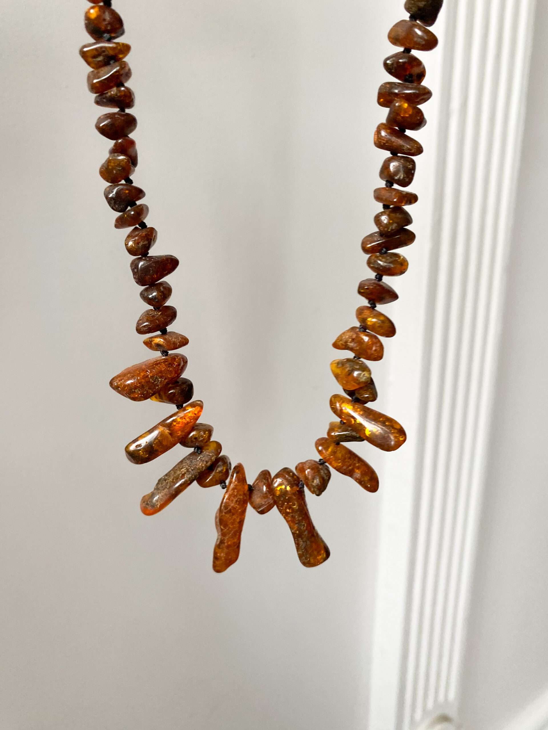 Korale z bursztynu naturalnego