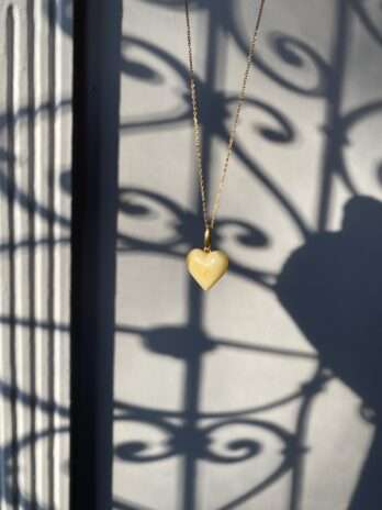 Naszyjnik Serce z bursztynu Golds Heart