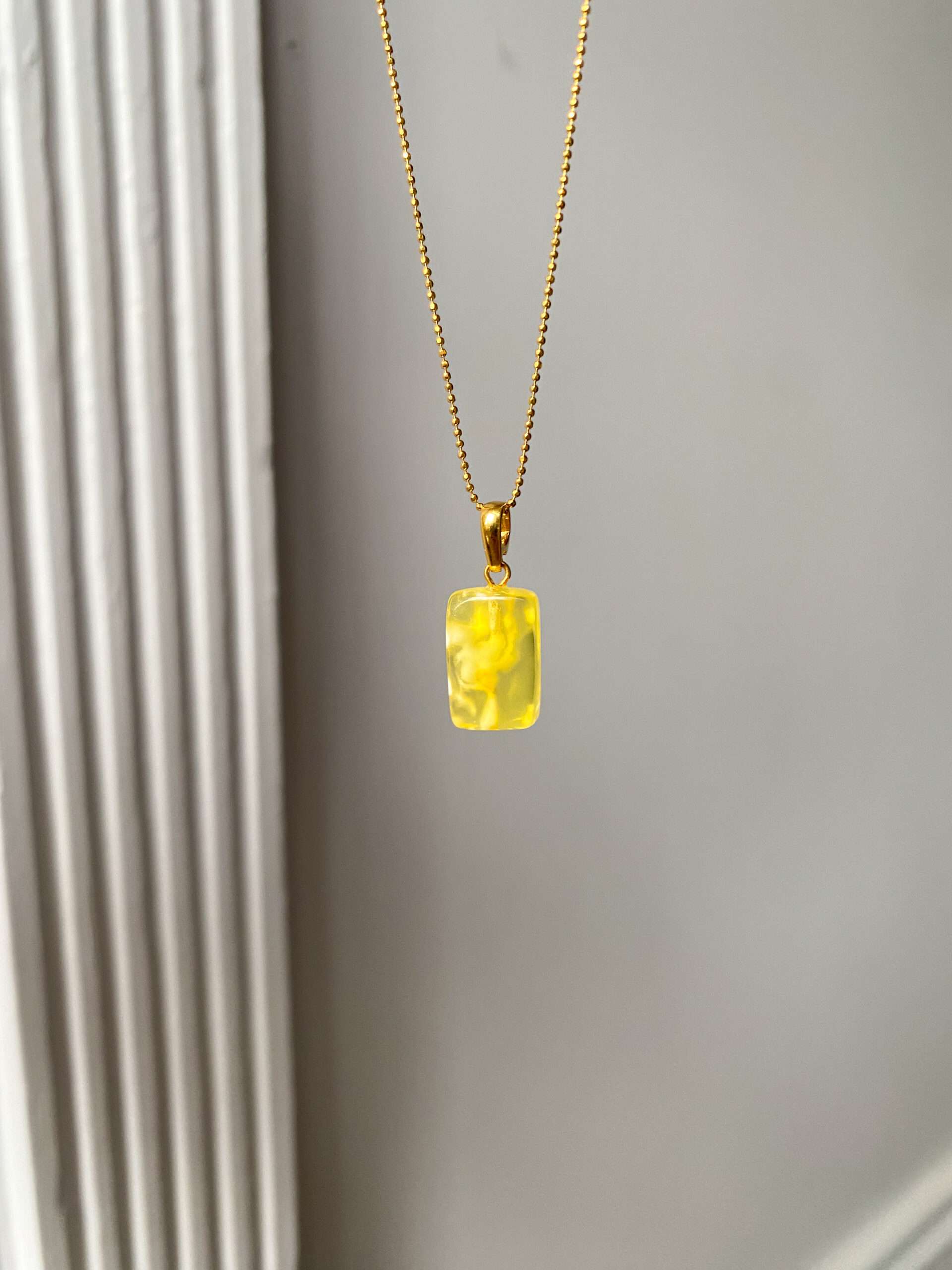 Naszyjnik z bursztynem naturalnym