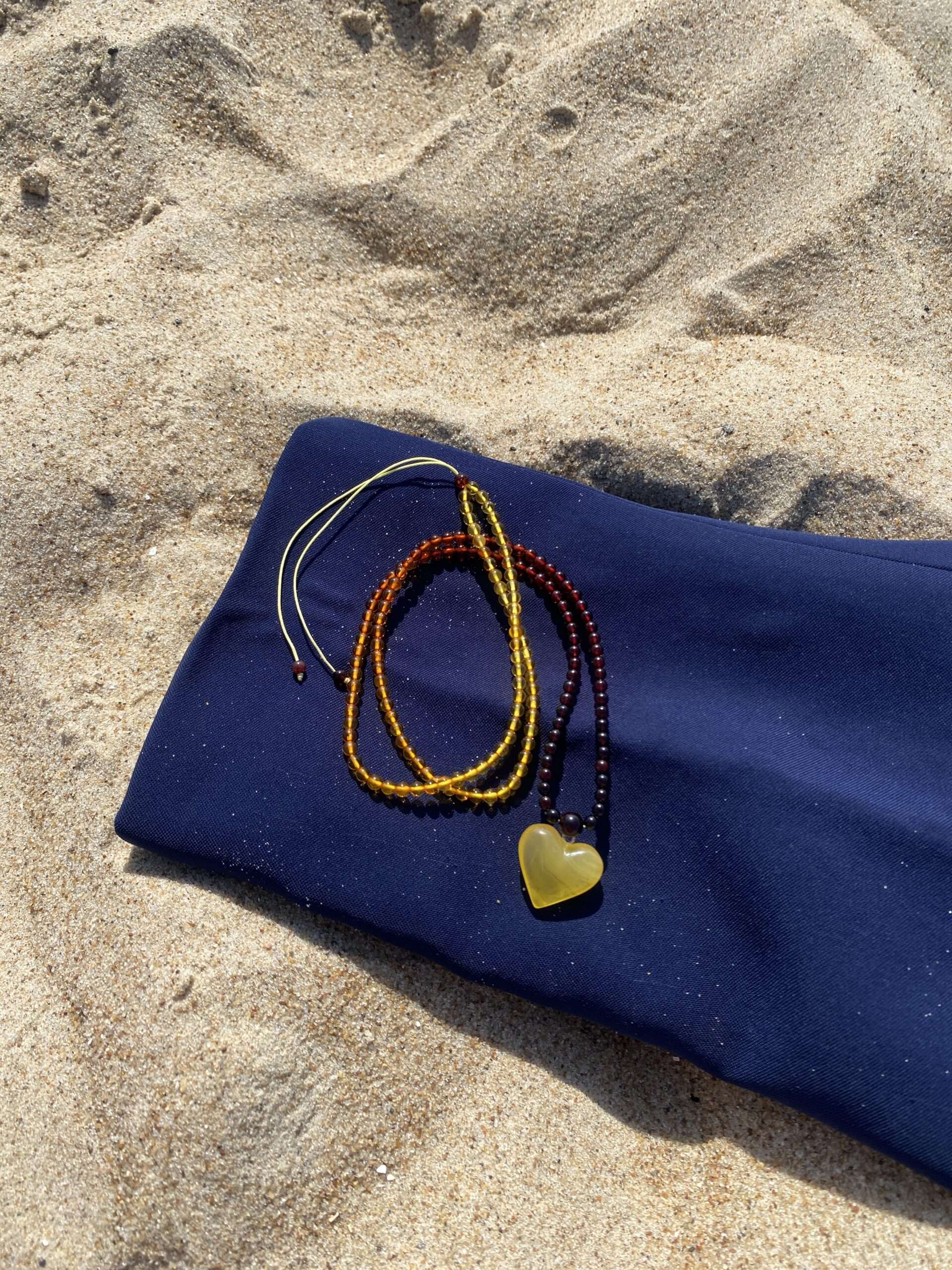 Naszyjnik z bursztynu bałtyckiego Serce Bałtyku 3 Naszyjnik z bursztynu bałtyckiego Serce Bałtyku