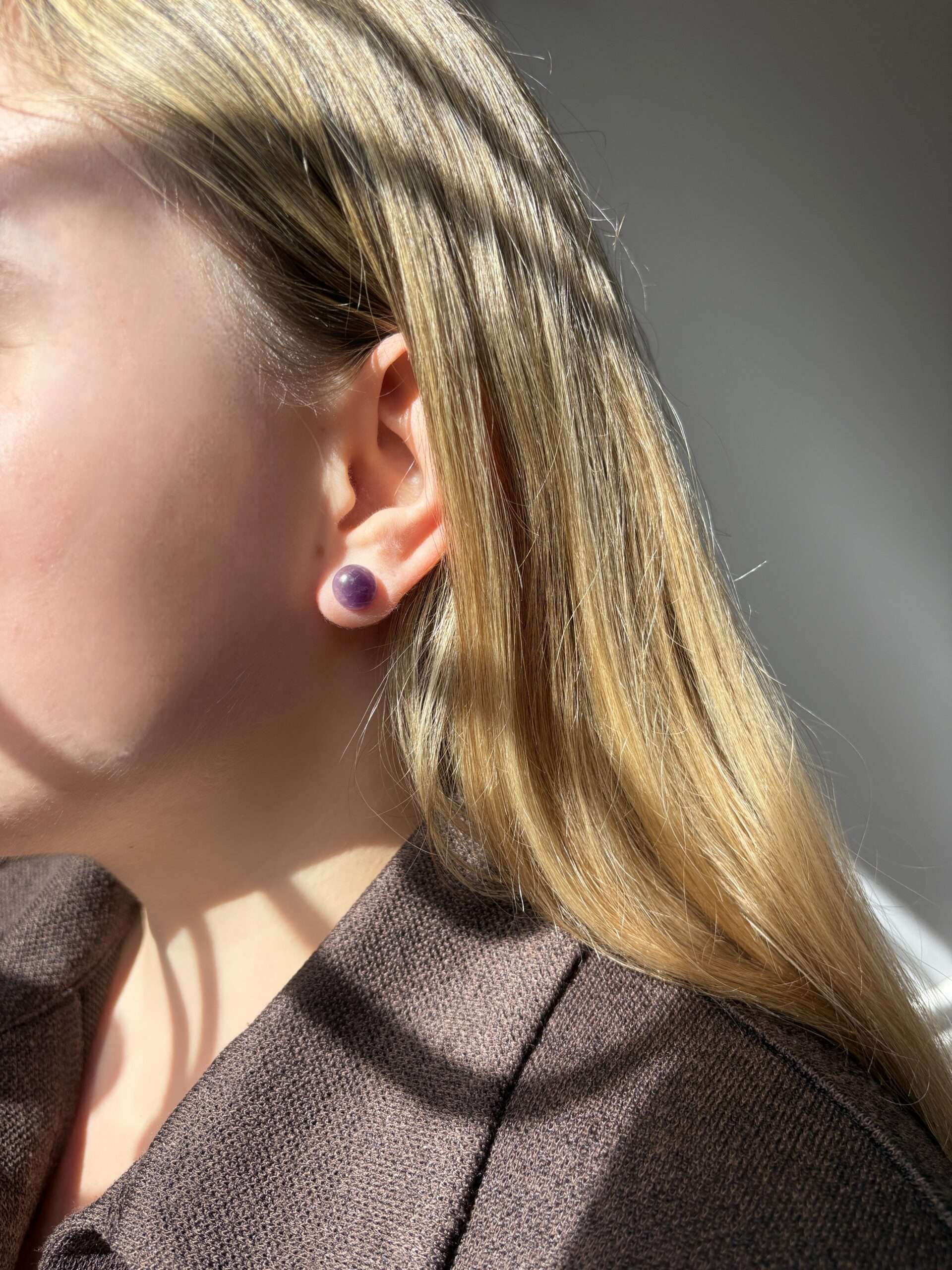 Naszyjnik srebrny z bursztynem