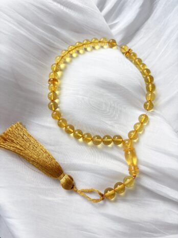 Różaniec muzułmański z bursztynu – Tasbih