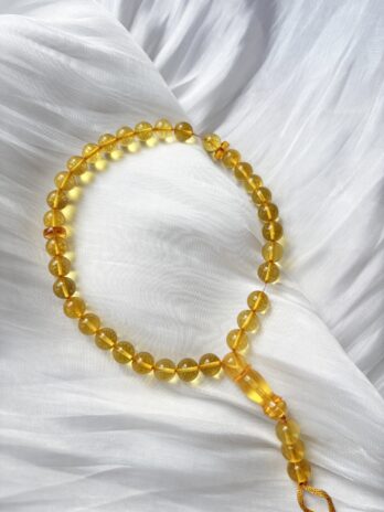 Różaniec muzułmański z bursztynu – Tasbih