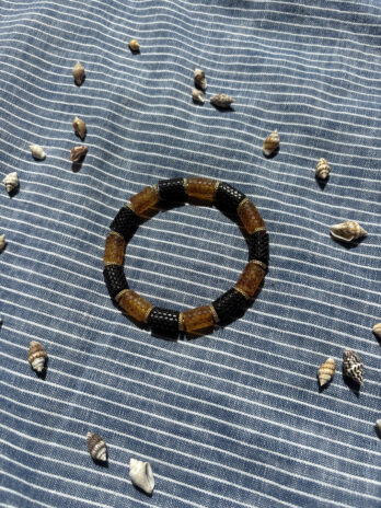 Bransoletka z bursztynu bałtyckiego Baltic Sea